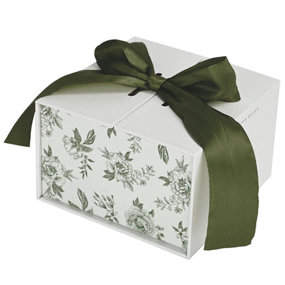 Green Delft Trinket Dish with Lid [Online Only]