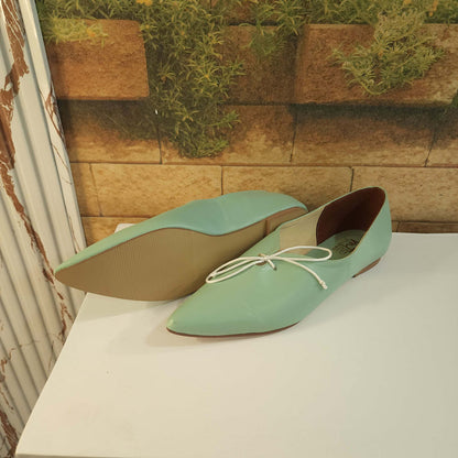 Green Pointed Pumps in Flat - Maha fashions -  Women Footwear