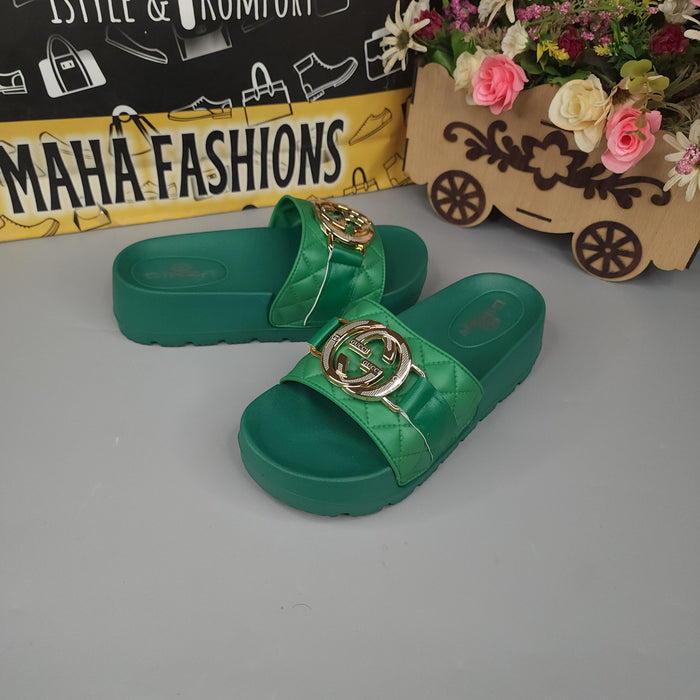 Green Softies For Her - Maha fashions -  Men Footwear