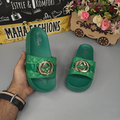 Green Softies For Her - Maha fashions -  Men Footwear
