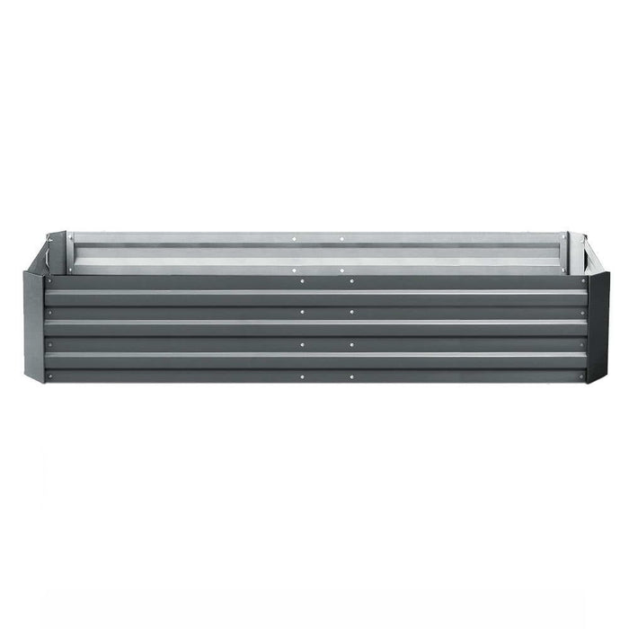 Greenfingers Garden Bed 180x90cm Planter Box Raised Container Galvanised Steel -Home Living Store - -