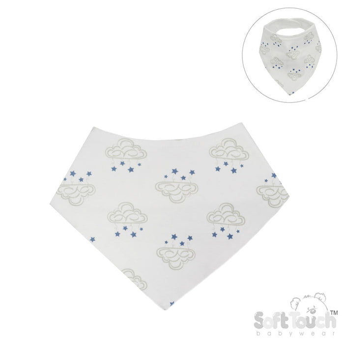 Grey Clouds Bandana Bibs - (PK12) CC11-B