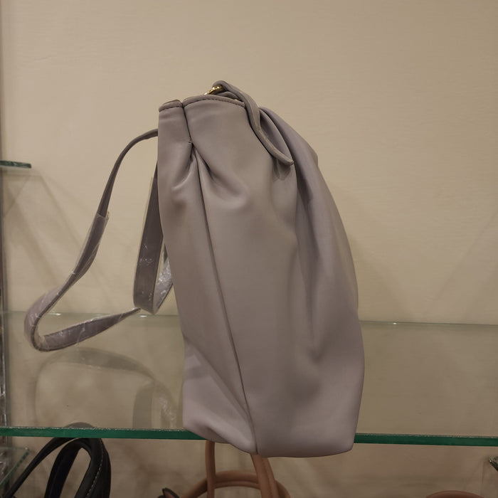 Grey Soft Leather Handbag - Maha fashions -  Handbags & Wallets
