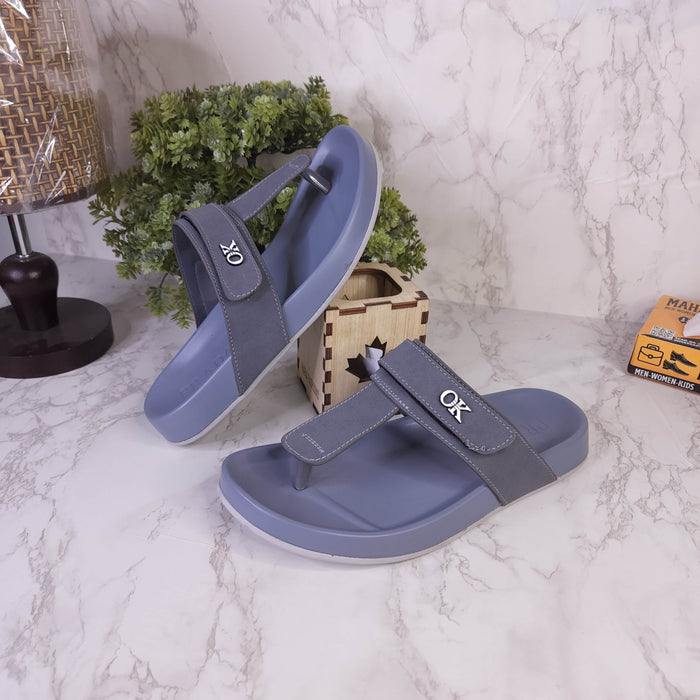 Grey Softies For Men - Maha fashions -  Men Footwear