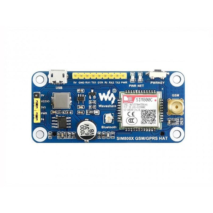 GSM, GPRS and Bluetooth HAT for Raspberry Pi by Waveshare - The Pi Hut