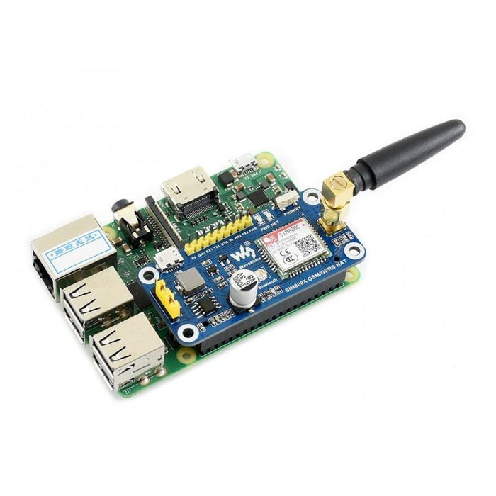 GSM, GPRS and Bluetooth HAT for Raspberry Pi by Waveshare - The Pi Hut