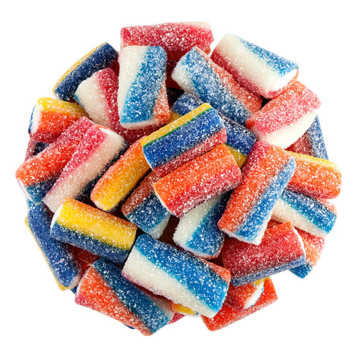 Gustaf's Broadway Sticks Sour Rainbow Filled Licorice - 13.2lbs