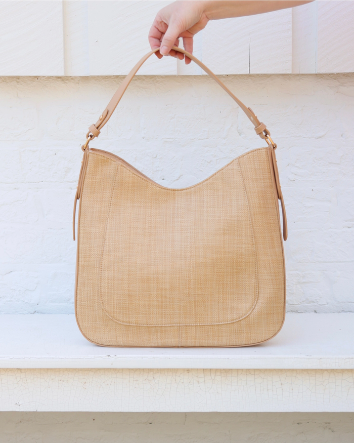 Hadlee Hobo Bag - Natural