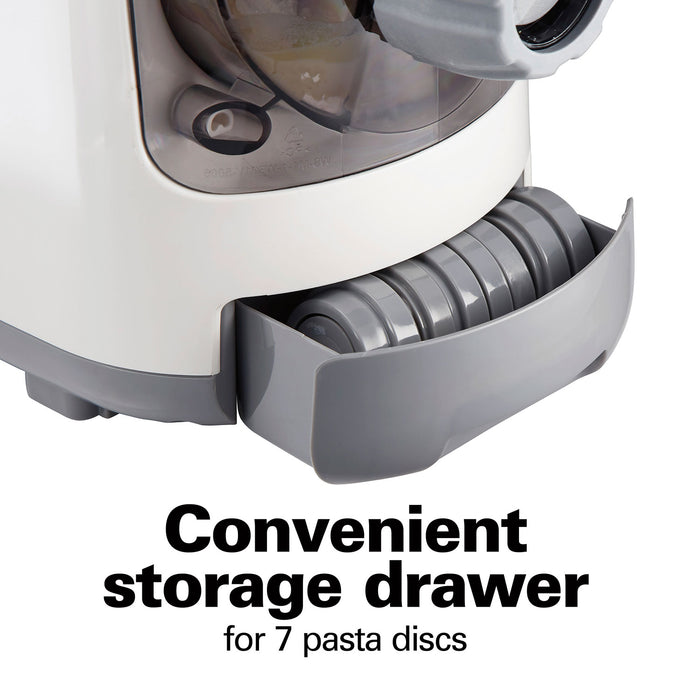 HAMILTON BEACH Automatic Electric Pasta and and Noodle Maker Machine - Refurbished with Full Manufacturer Warranty - 86650
