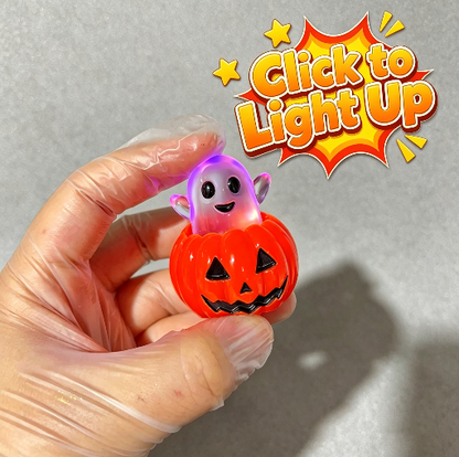 Handmade Cute Pumpkin Ghost Glow-in-the-Dark Fidget Clicker Toy Resin Mold【First-of-Its-Kind & Exclusive】