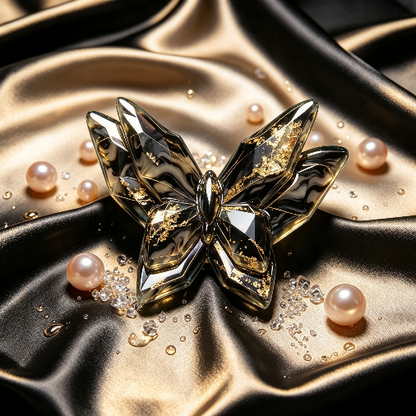 Handmade Diamond-Cut Double-Layer Butterfly Figurine Resin Mold