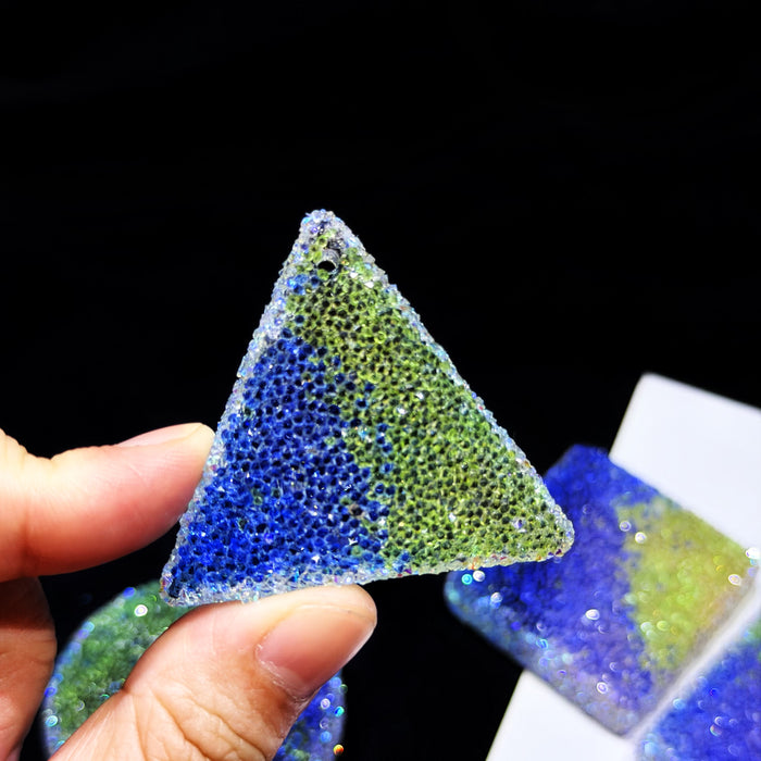 Handmade Diamond Jewelry Pendant Resin Mold with Holes