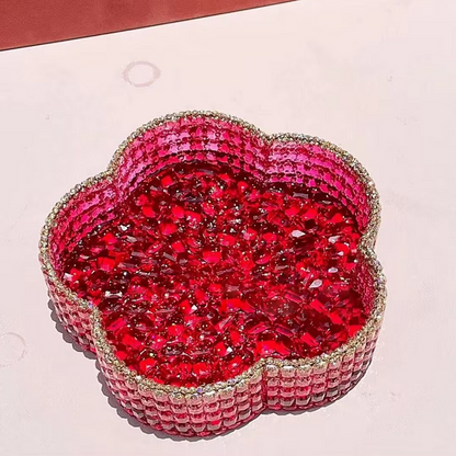 Handmade Diamond Large-Size Floral Storage Tray Resin Mold-6.89" × 2.17"/70.55 oz