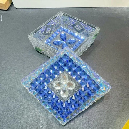 Handmade Diamond-Shaped Storage Resin Mold