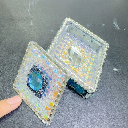 Handmade Diamond-Shaped Storage Resin Mold