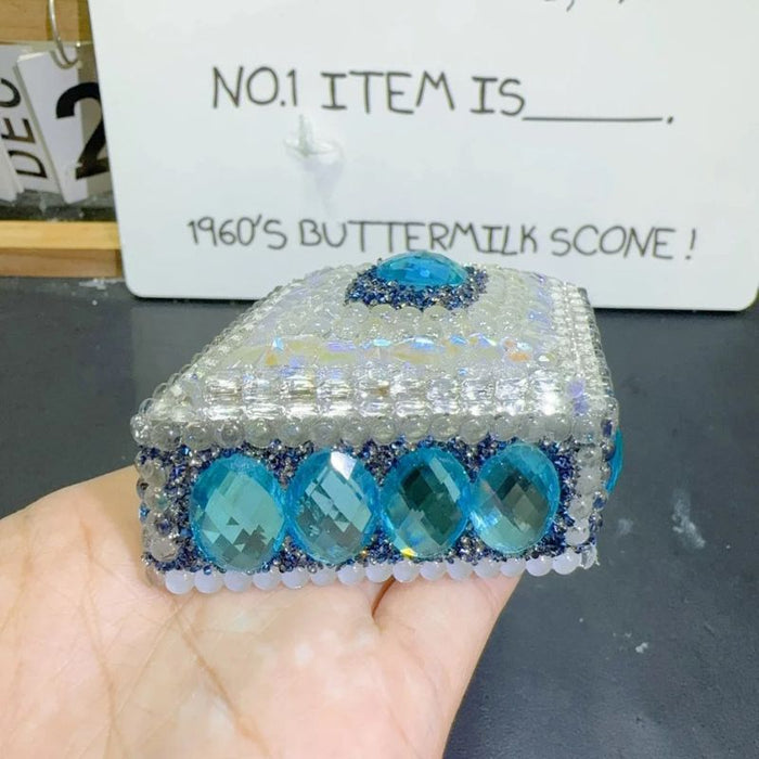 Handmade Diamond-Shaped Storage Resin Mold