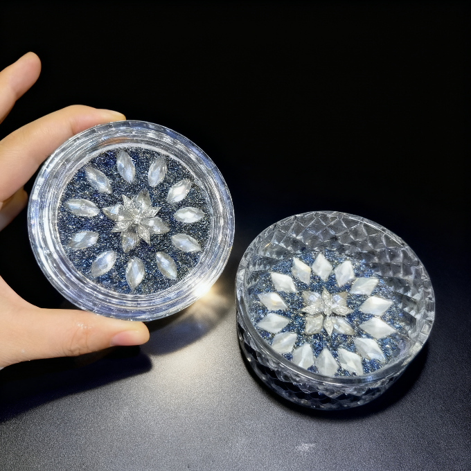 Handmade Diamond Storage Box Resin Mold