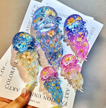 Handmade Jellyfish Phone Stand Ornament Resin Mold