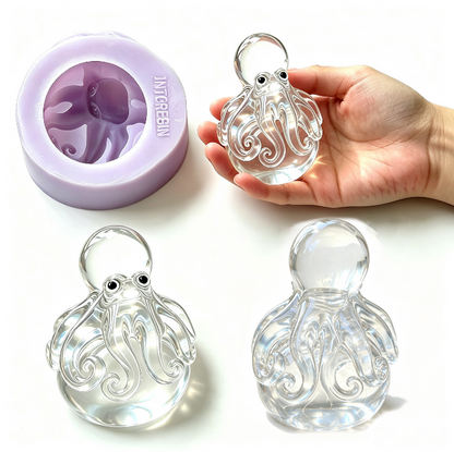 Handmade Octopus Ball Figurine Resin Mold