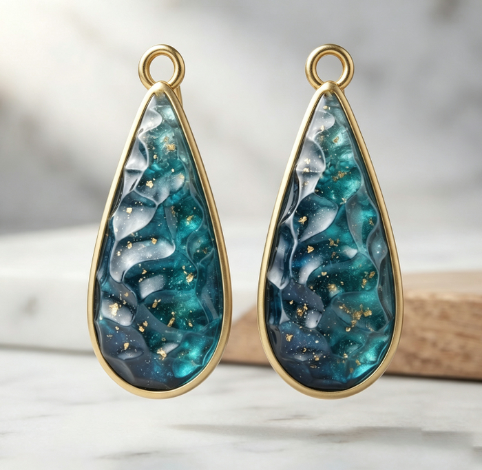 Handmade Water Ripple Earring & Jewelry Decoration Resin Mold