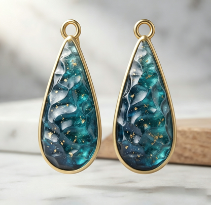 Handmade Water Ripple Earring & Jewelry Decoration Resin Mold