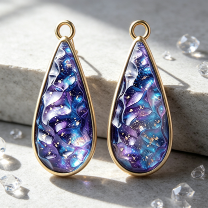 Handmade Water Ripple Earring & Jewelry Decoration Resin Mold