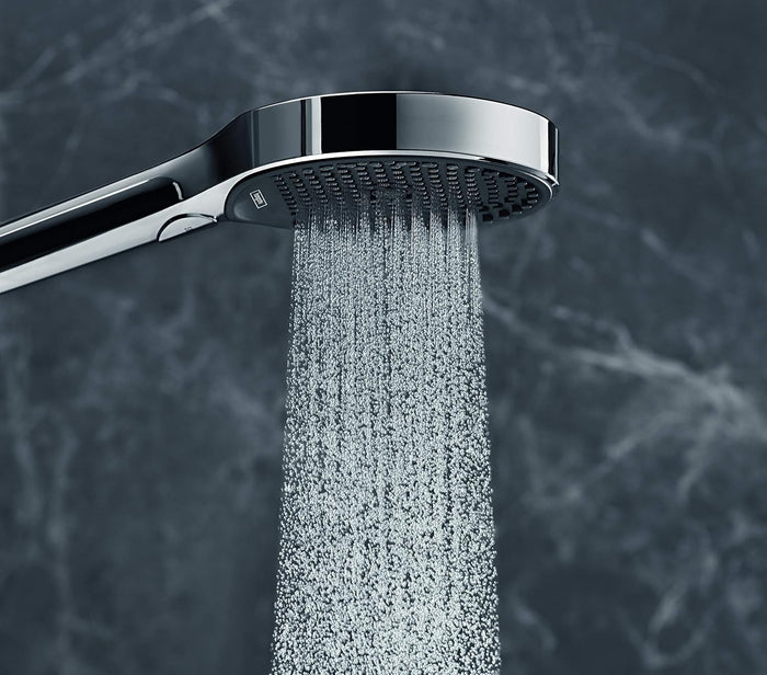hansgrohe Rainfinity Rain 5inch Modern Handheld Shower Head 3Spray Chrome Size 1.75