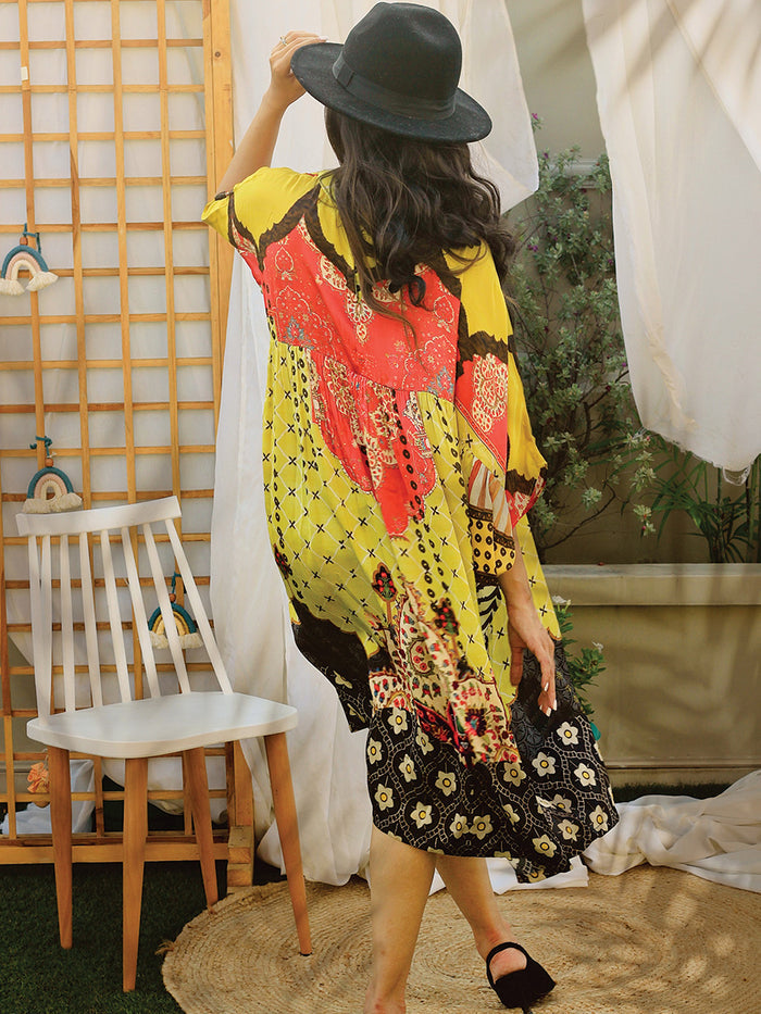 Harrods Yellow Dress