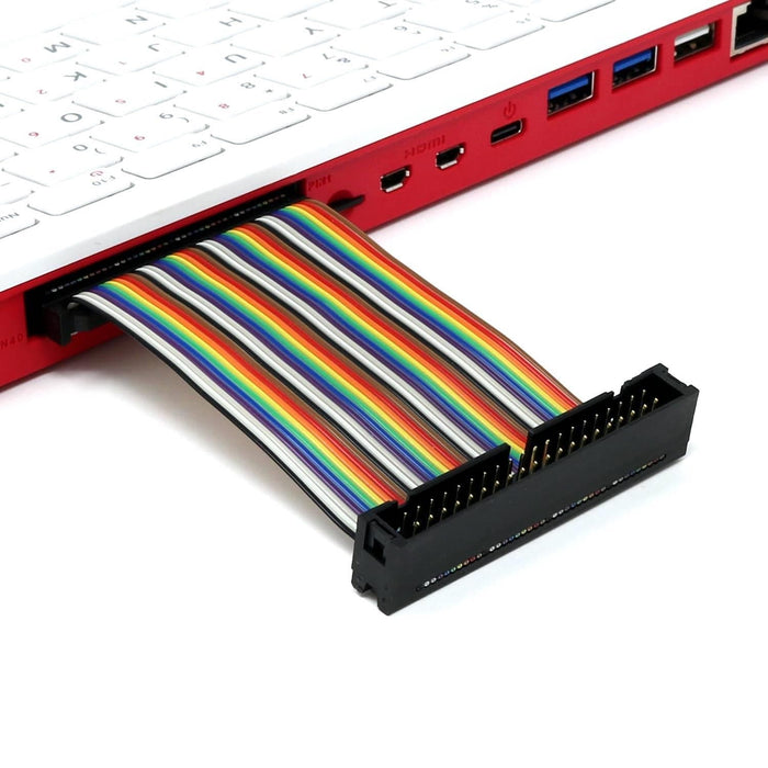 HAT Ribbon Cable for Raspberry Pi 500/400 by The Pi Hut - The Pi Hut