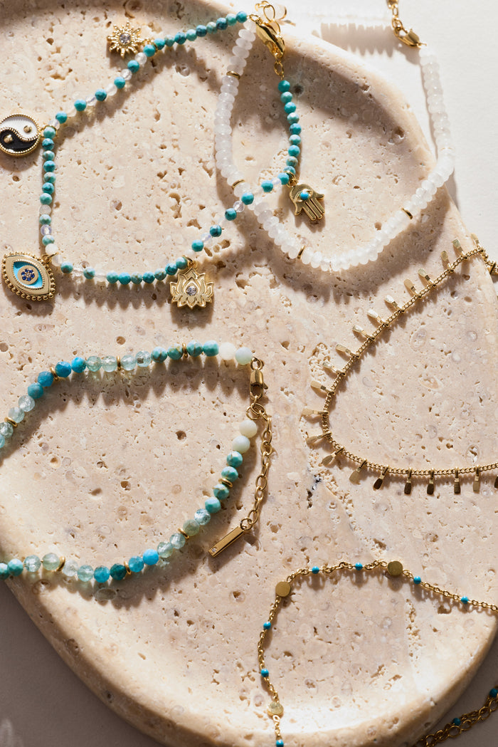 Healing Stone Charm Anklet