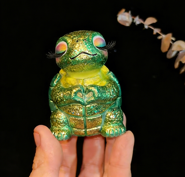 Heart Gesture Turtle Frog Bulldog Ornament Resin Molds