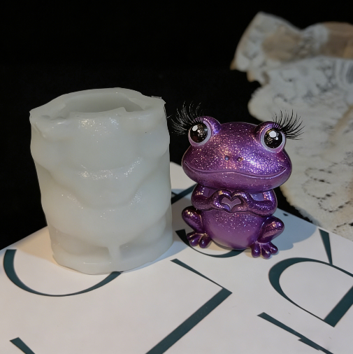 Heart Gesture Turtle Frog Bulldog Ornament Resin Molds