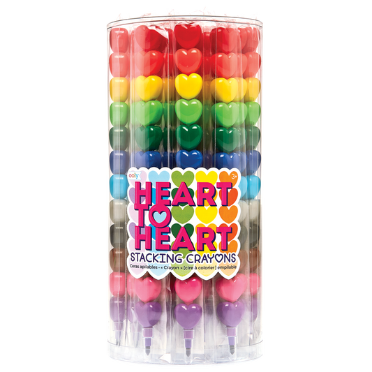 Heart to Heart Stacking Crayons - Classroom Bundle