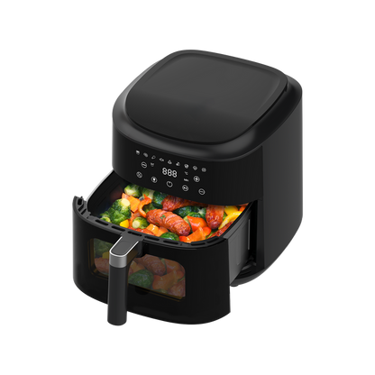 Heißluftfritteuse 9L Airfryer mit Fenster – 2350W XXL Air Fryer