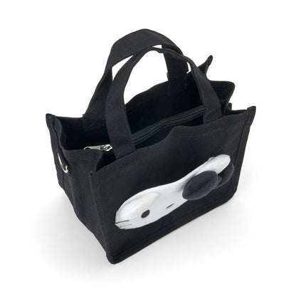 Hello Kitty 2-Way Black Mini Tote Bag (I Love Hello Kitty Series) Bags Japan Original