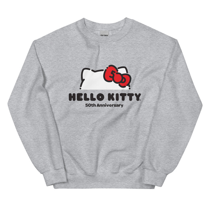 Hello Kitty 50th Anniversary Classic Crewneck Apparel Printful S