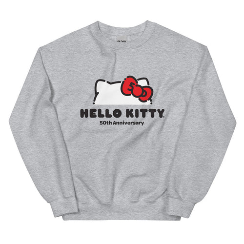 Hello Kitty 50th Anniversary Classic Crewneck Apparel Printful S
