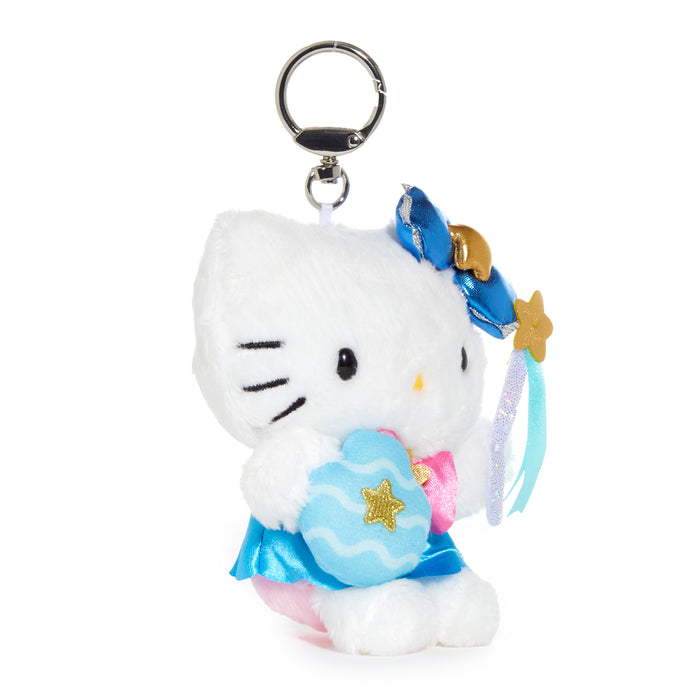 Hello Kitty Aquarius Plush Keychain Mascot (Zodiac Series) Accessory NAKAJIMA CORPORATION
