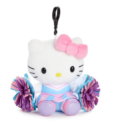 Hello Kitty Cheerleader Mascot Clip (Activities Series) Plush NAKAJIMA CORPORATION