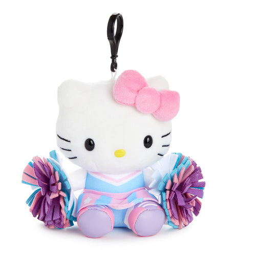Hello Kitty Cheerleader Mascot Clip (Activities Series) Plush NAKAJIMA CORPORATION