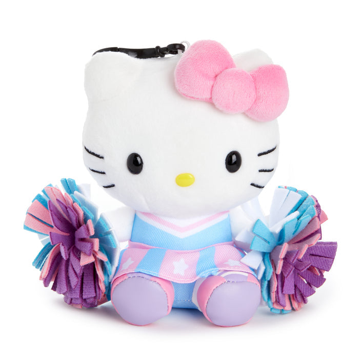 Hello Kitty Cheerleader Mascot Clip (Activities Series) Plush NAKAJIMA CORPORATION