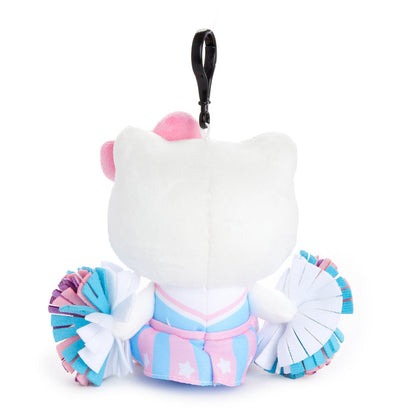 Hello Kitty Cheerleader Mascot Clip (Activities Series) Plush NAKAJIMA CORPORATION