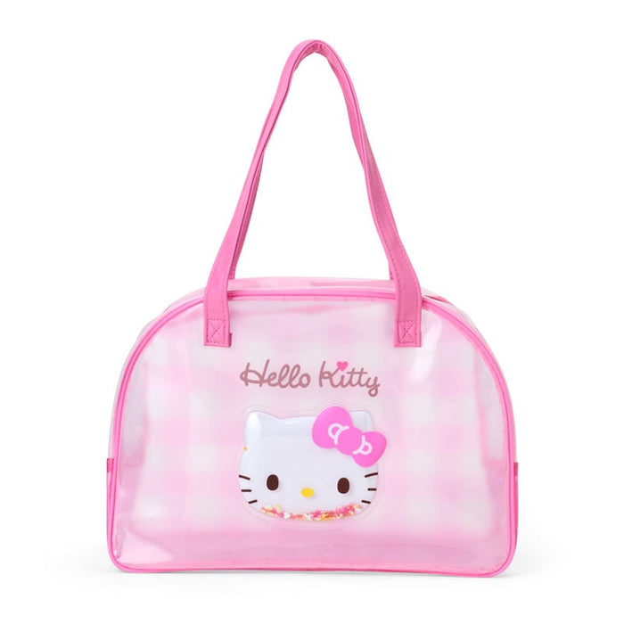 Hello Kitty Clear Handbag (Gingham) Bags Japan Original