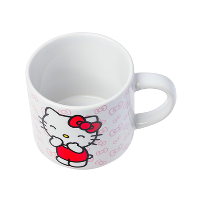 Hello Kitty Expressions 5-Piece Ceramic Mug Stack Home Goods Silver Buffalo