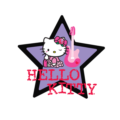 Hello Kitty Guitar Star Tee Apparel Printful
