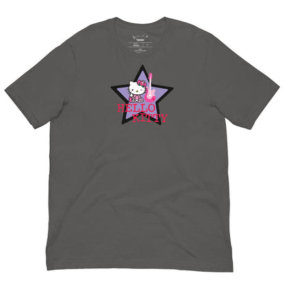 Hello Kitty Guitar Star Tee Apparel Printful Asphalt S