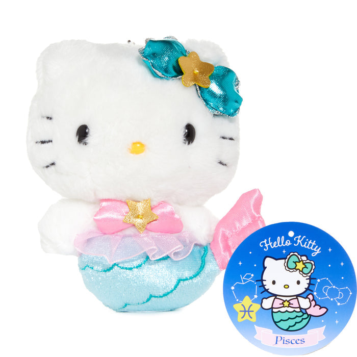 Hello Kitty Pisces Plush Keychain Mascot (Zodiac Series) Accessory NAKAJIMA CORPORATION