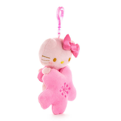 Hello Kitty Plush Mascot Clip (Blushing Sakura Series) Accessory NAKAJIMA CORPORATION