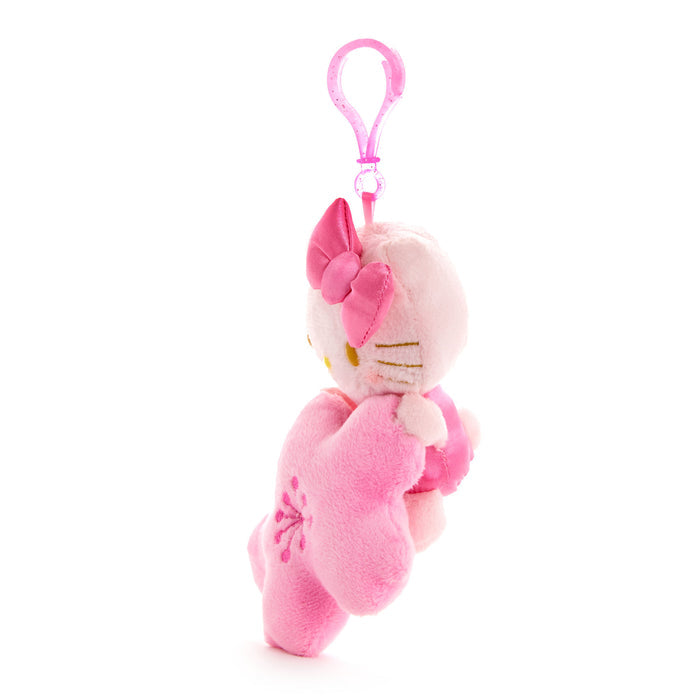 Hello Kitty Plush Mascot Clip (Blushing Sakura Series) Accessory NAKAJIMA CORPORATION