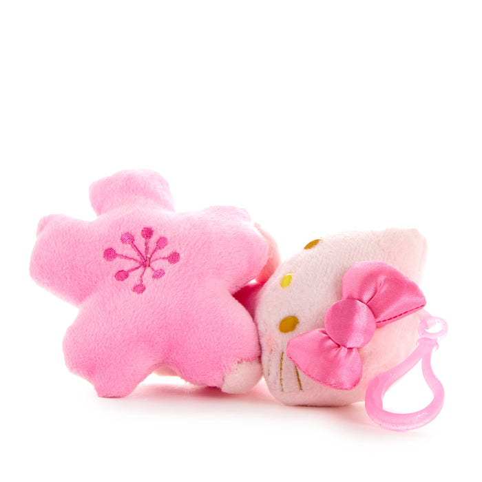 Hello Kitty Plush Mascot Clip (Blushing Sakura Series) Accessory NAKAJIMA CORPORATION